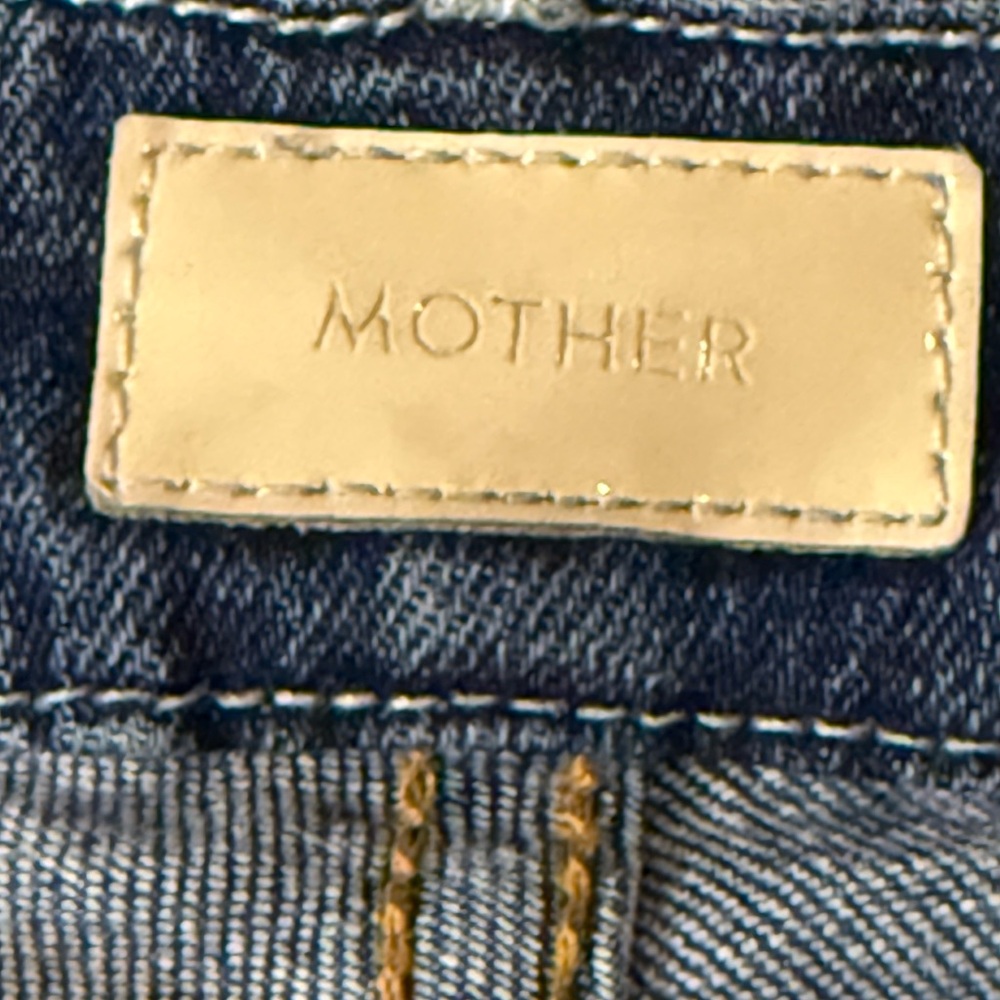 MOTHER Skinny Blue Denim Jeans -size 26 - Picture 10 of 16